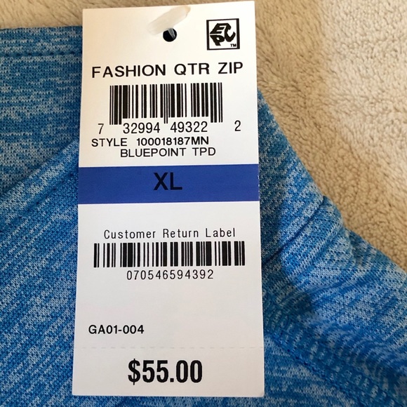 Attack Life Greg Norman Men’s Quarter Zip … - Picture 7 of 7